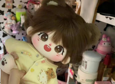 熊堆堆 20cm棉花娃娃 没咋玩过可看状态...