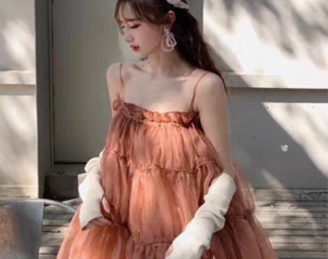转卖连衣裙女夏2021新款小个子温柔高级感...