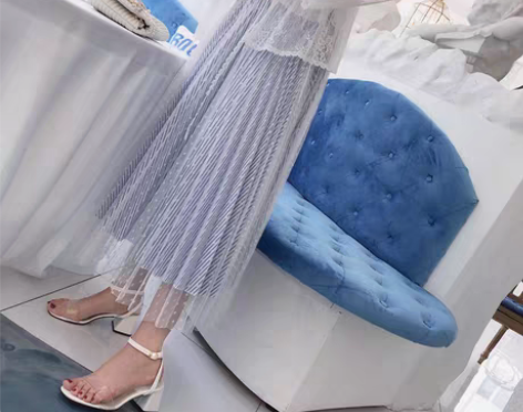 转卖柒柒家 高腰半身裙夏女新款长裙韩版A字...