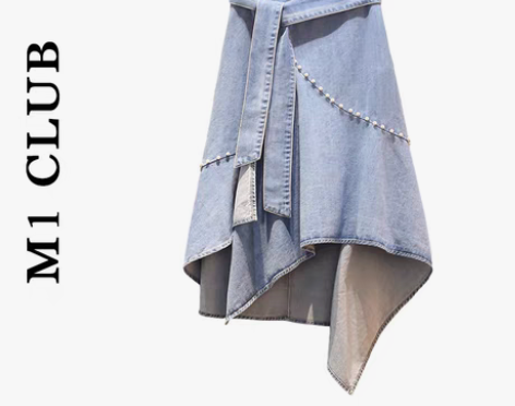 转卖M1 CLUB大码初秋薄款高腰显瘦A字...