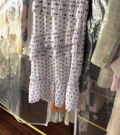 转卖波点打底雪纺半身裙蛋糕裙夏女长裙201...