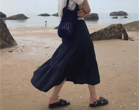 转卖[转卖]半身裙夏女2018新款百搭显瘦...