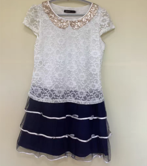 包邮线下品牌店购入蕾丝蛋糕裙女夏 两百多购...