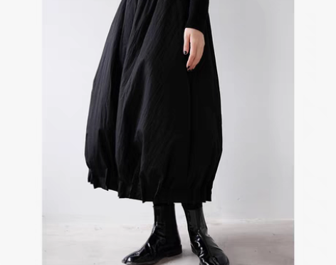 转卖一口氧气「云朵」黑色保暖百搭松紧腰95...