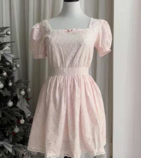 森小艺不造自制同款电影感日系连衣裙洛丽塔古...