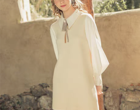 转卖Lagogo/拉谷谷 学院风连衣裙 全...