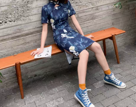 转卖2019夏款新式旗袍女时尚潮流服饰文艺...