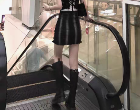 转卖JMSHOP杂风 高弹力裤裙女夏防走光...