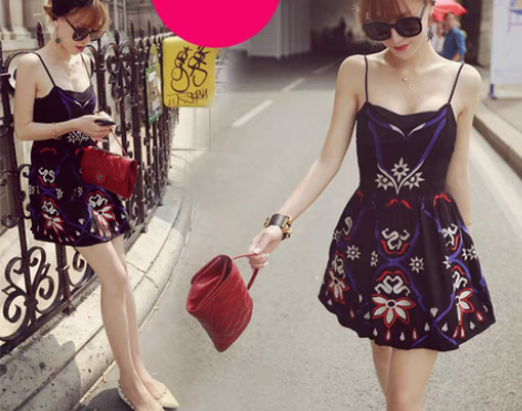 转卖马尔代夫海边度假裙短沙滩裙小辣椒同款民...