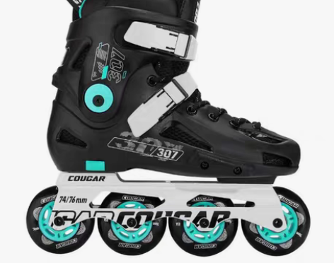 转卖美洲狮 直排轮，全新一次没用 感兴趣的...