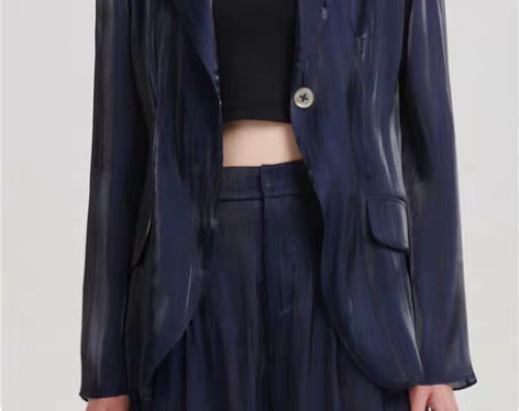 包邮deepmoss2020西装中长款外套...