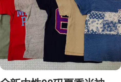 全新中性90码夏季半袖。喜欢日本品牌的妈妈...