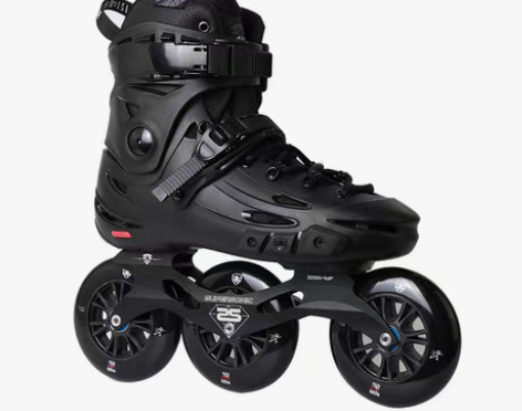 转卖飞鹰轮滑鞋F110大三轮速桩速滑训练休闲刷街溜冰鞋成人旱...