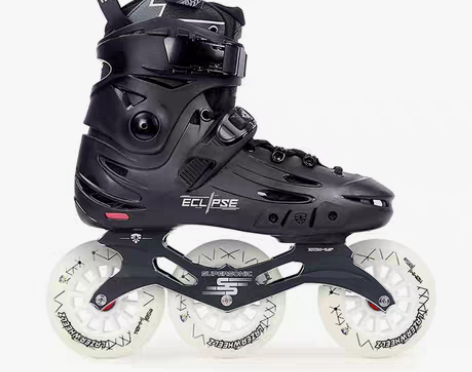 转卖飞鹰轮滑鞋F110大三轮速桩速滑鞋休闲...