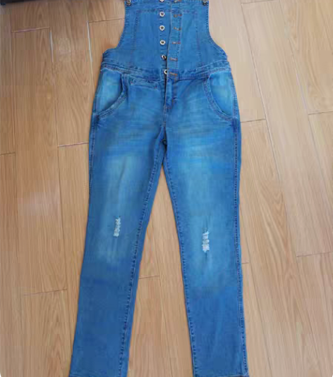 韩版连体牛仔裤,全新 连体牛仔裤,全新未穿...