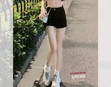 转卖高腰牛仔短裤性感包臀休闲裤显瘦紧身高弹...