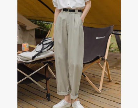 转卖王妃家[配皮带]工装裤休闲裤女2022...