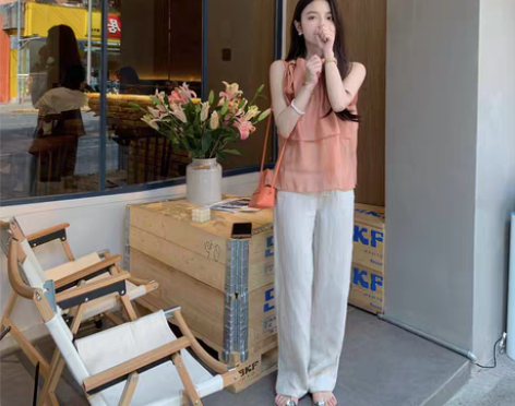 转卖ju好穿的棉麻裤返场啦！150小个子春...