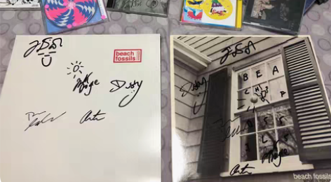 【已出留念】beach fossils 签...