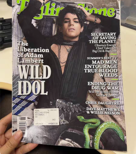 adam lambert rolling ...