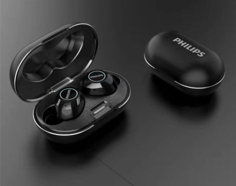 转卖飞利浦真无线蓝牙耳机双耳运动跑步入耳式...