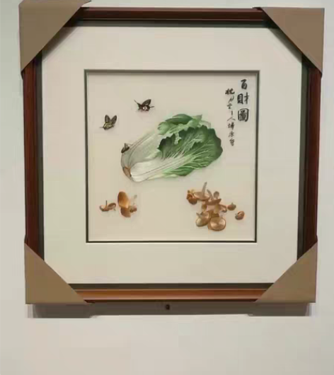 包邮全新纯手工新款精品苏州刺绣画苏绣成品挂...