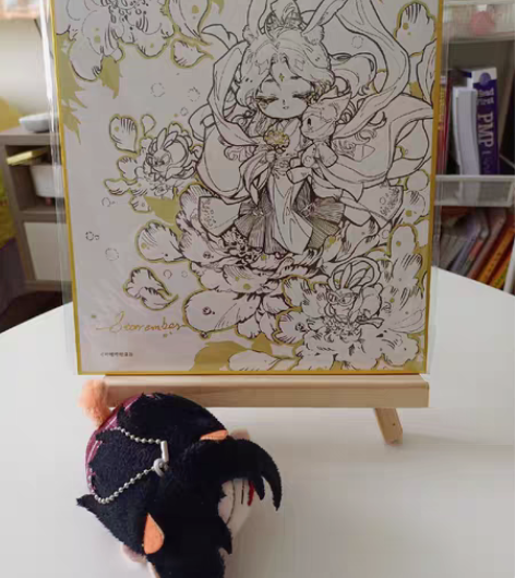 包邮天官赐福 磁力赏花城  特典色纸 两个...