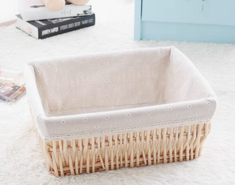 转卖收纳筐藤编储物盒柳编脏衣服篮桌面厨房零...