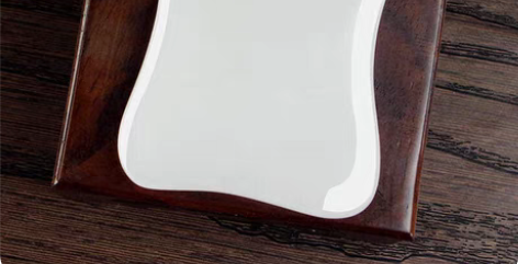 包邮白玉脸部刮痧板玉石面部刮痧板提拉美容刮...