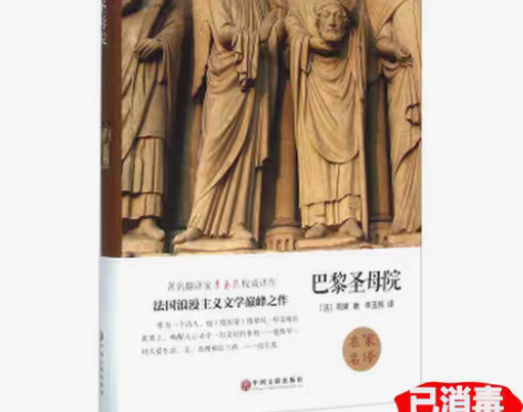 包邮二手世界名著巴黎圣母院 中国文联出版社...