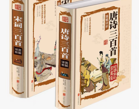 转卖国学书籍全套2册 唐诗三百首 宋词三百...