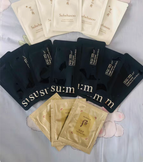 包邮韩国 雪花秀撕拉面膜5袋 苏秘泡泡面膜...
