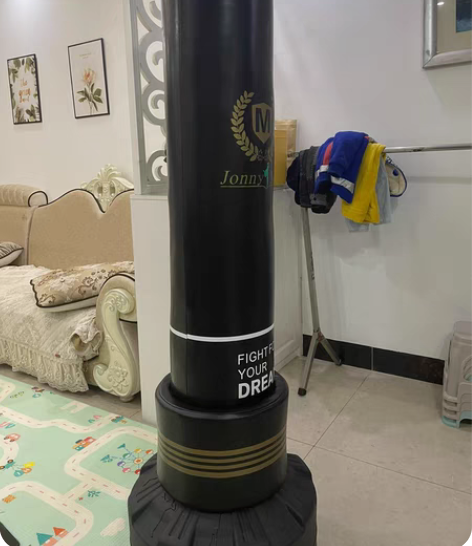 搬家急出/ 八成新拳击沙袋 散打立式成人家...