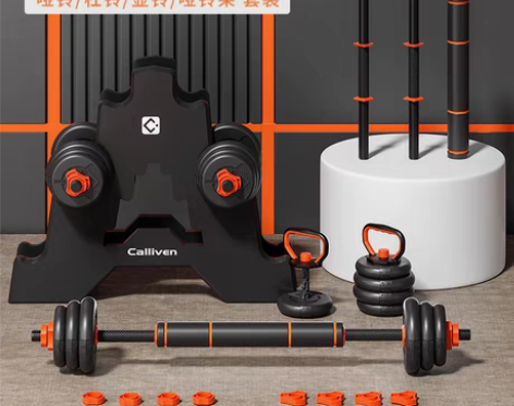 转卖【国庆价】哑铃男士健身家用杠铃女士壶铃...