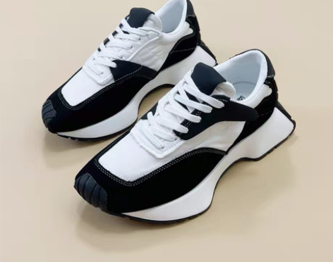 转卖小众阿甘老爹鞋女2022春秋新款真皮厚...