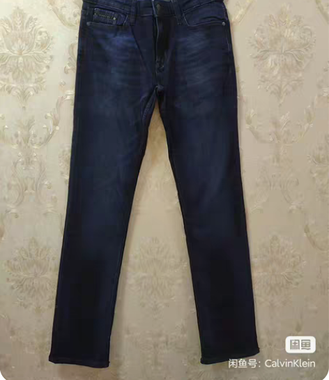 正品CK男士牛仔裤修身直筒j305801 ...