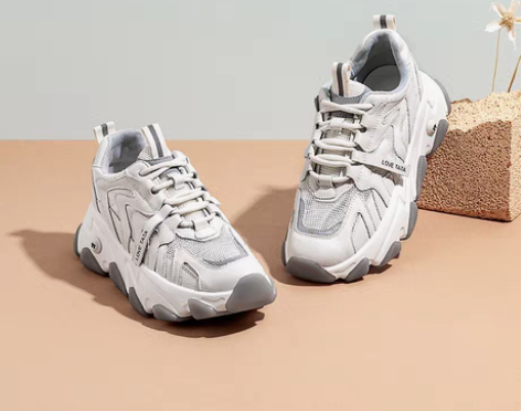 转卖Tata他她2020冬专柜同款网面厚底...