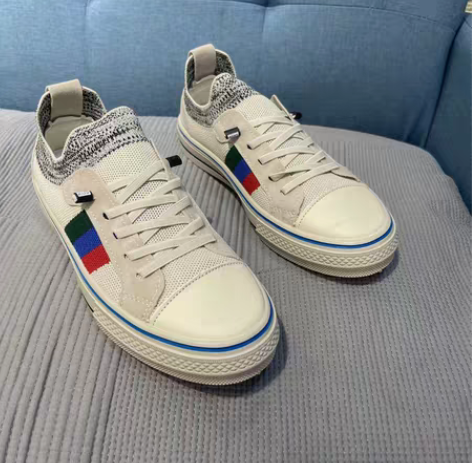 包邮清仓男士一脚蹬弹力飞织透气薄款袜子鞋休...