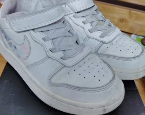 Nike男女童空军一号中大童运动鞋板鞋，3...