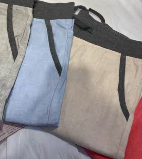 包邮夏款休闲裤短裤男裤麻裤多色清仓特卖断码...