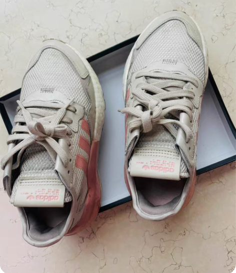 女鞋运动鞋阿迪厚底老爹鞋 阿迪36.5码，...