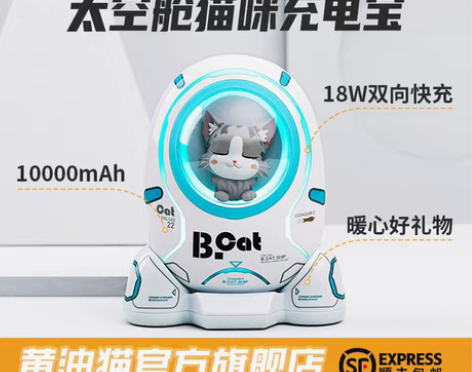 转卖黄油猫BCAT太空舱充电宝官方正品王者...