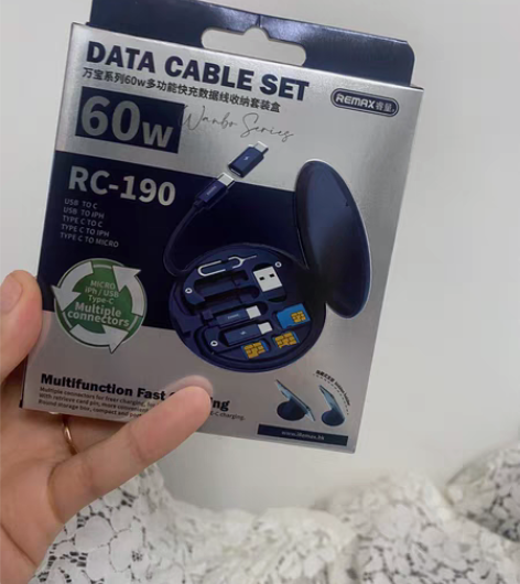 包邮remax睿量都市生存卡多功能数据线三...