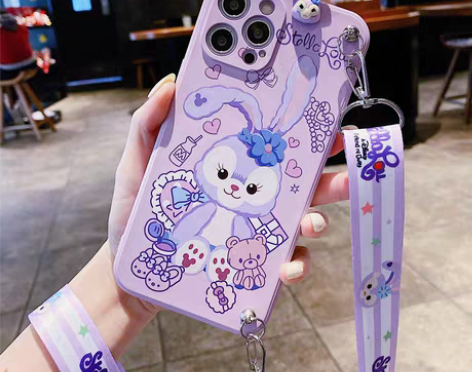 转卖可爱星黛露公仔iphone12手机壳斜...