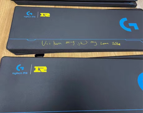 罗技鼠标垫大号RNG签名鼠标垫【原价49！...