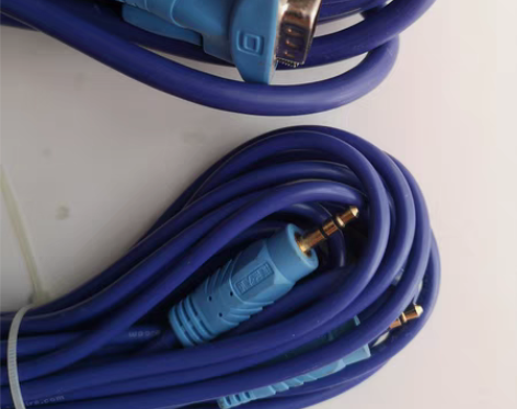 十米模拟视频数据线 十米音频线 深蓝大道数...