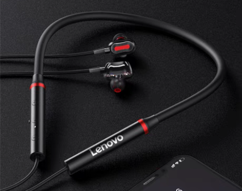 转卖联想高品质无线蓝牙耳机颈挂脖入耳挂耳头...