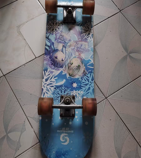 运动滑板车，轻微使用，无暗病，清空储物间便...