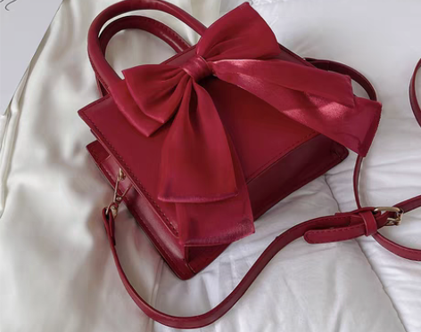 转卖冬季包包女2022新款时尚蝴蝶结手提新...