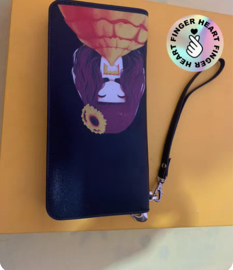 包邮纯皮复古版女士钱包，长款，能装十多张卡...